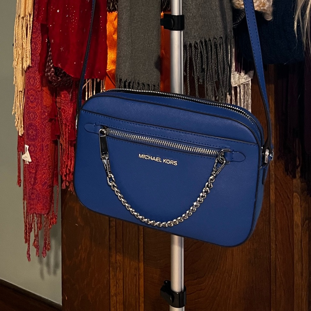Electric blue Michael Kors crossbody